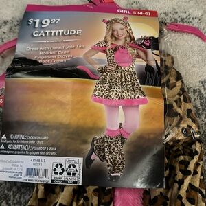Cattitude new costume girl small (4-6)